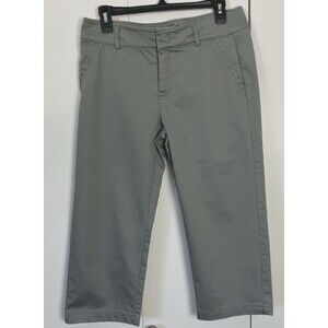 DOCKERS Womens Gray Capri Pants Size  8